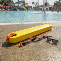 High Buoyancy Rescue Buoy with Strap Adjustable Swimming Buoy with Buckle Streamlined Safety Flotation Device Essential for Swimmers