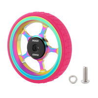 CNC-Cut Easy Wheel Long-Lasting Auxiliary Wheel with Steel Bearing Stable Bike Training Wheels Silent for Cyclists