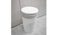 Trash Can with Lid Sleek Trash Bin with Lid Modern for Bathroom, Nursery
