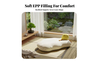 Fried Ovoid Pillow Lounger Petwelcoming Adaptable Lounger Soft and Comfortable Giant Size for Teens, Students, Bedroom