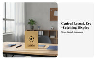 3-Part Copies Football Match Log Book Bilingual Soccer Scorebook Ruled Tables