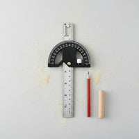 Adjustable Woodworking Square Multi Function 0-180 Degree Protractor