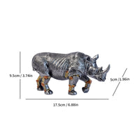 Mechanical Creature Figurine Shiny Finish Decorative Figurine Textured Surface