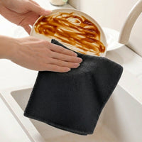 40x40cm Microfibre Cloth and Microfibre Towel, Odor Resistant Microfibre Cloth for Car Cleaning, Embossed Quick-Dry Dishwashing and Table Wiping