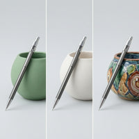 Precision Ceramic Drawing Pen with Replacement Nibs Telescopic Ceramic Plotting Pen Metal for Potters