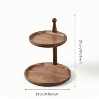 Wooden Organizer with Trays Versatile Tiered Tray Small Valet Tray for Dresser