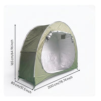 210D Oxford Cloth Cycle Storage Tent Silver-Coated Bike Storage Shelter