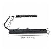 Seat Slider Track Set Glossy Seat Slider with Handle Smooth double Locking Rail Set for Van Builders