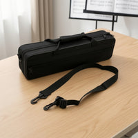 Flutes Case with Shoulder Strap Zippered Flutes Carrying Hand-Carry Resistant for Flutists, Students, Music Lessons