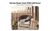 Padded moon Chair Foldable Design Folding moon Chair Space-Saving Ergonomic Comfort for Teens, Balcony, Bedroom, Living Room