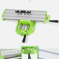 Cross Slide Worktable Ruler Scale Press Worktable Slotted Mounting Holes