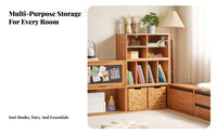 Cube Organizer Floor-Standing Stackable Storage Cube Minimalist Design for residents