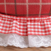 Chicken Saddle Apron Ruffled Trim Feather Protector Apron Contoured