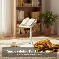 Adjustable Reading Easel Retractable Page Holders for Desk, Home, Students, Kids