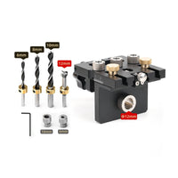 Furniture Connector Jig Easy to Use Wood Hole Long-Lasting Metal Body