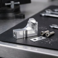 Lightweight Intake Manifold Repair Bracket Compact Manifold Bracket with Bolts Silver Auto Part Sturdy for Workshop