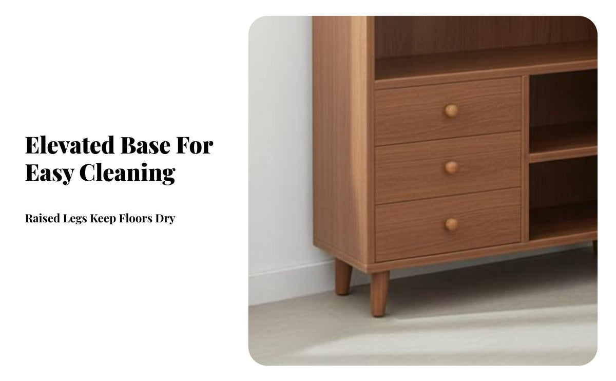 Large Capacity Unobstructedstanding Bookcase with Drawers Strong Load-Bearing Multi-Compartment Storage Unit Stable Structure Bookshelf Sturdy and Long-Lasting for Students, Book Lovers, Homeowners, Study Room, Bedroom