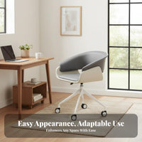 Upholstered Rotating Chair Ergonomic rearrest rotate Pedestal Armchair for Study