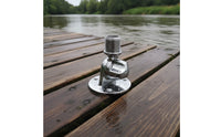 Marine Antenna Mount 316 Stainless Steel Antenna Base with Ratchet Polished Ratchet Mount for Boats