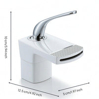 Waterfall Washroom Faucet Deck-Mounted Washroom Sink Faucet Fixture