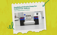 Exhaust gas analyzer pump for testing