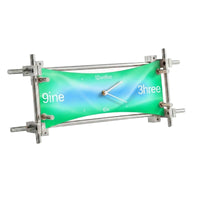 Decorative Clock with Metal Stand Simple for Shelf