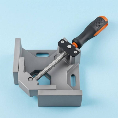 Right-Angle Clamp Textured Gripping Right Angle Carpentry Clamp Stable Clamping Workshop Tool for Carpenters