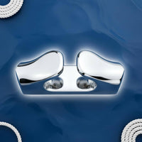 1.85inch Stainless Steel Cleat Stainless Steel Mooring Cleat Mirror Polished for Marina