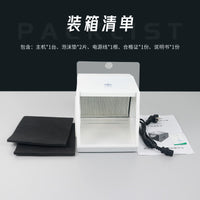 牙科氧化铝喷砂防尘箱技工防尘罩过滤箱集尘器带灯配过滤网装置