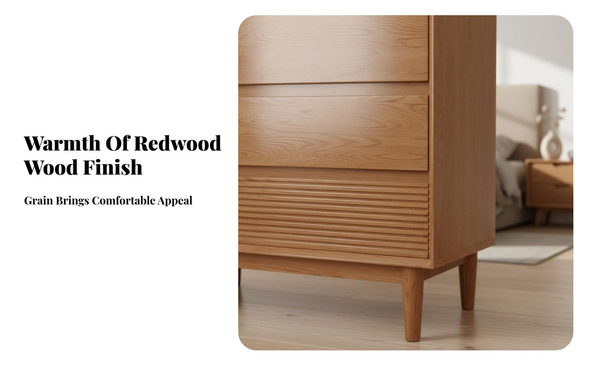 Mahogany Wood Finish 9-Drawer Wide chest of drawers Large Capacity 9-Drawer low-profile dresser chest of drawers Multi-Functional Storage Cabinet sturdy Construction for homeowners, Apartment Dwellers, Bedroom, Living Room, Entryway, Home Office