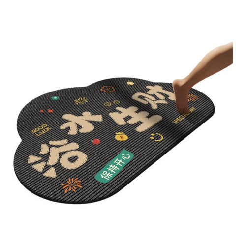 Bathroom Mat, Diatomaceous Earth Bath Rug, Quick Dry, Non-Slip, Absorbent, Thick Floor Carpet