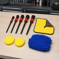Car Detailing Kit 5 Piece Wheel Brush Microfiber Towels for Car Enthusiasts