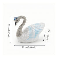 Jewelry Box Swan-Shaped Trinket Box Elegant Organizer for Vanity Table