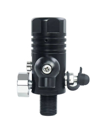 Aluminum Diving First Stage Regulator with Aluminum Alloy Breathing Valve, with M10 Pressure Gauge / Extended Pressure Gauge