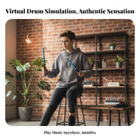 Virtual Air Drum Set quiet Practice Air Drumsticks High-Quality Sound for Teens