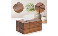 Wooden Tissue Box Solid Wood Tissue Box Minimalist for Living Room, Office