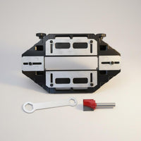 Wood Door Slotting Guarding Rubber Pads Door Hinge Jig Anti-Slip Protection Hinge Installation Jig for Cabinet Making, Workshop