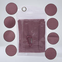 Double-Sided Portable Cooling Towel for Sports and Outdoor Activities