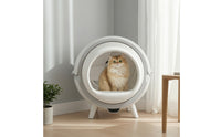 Electric Automatic Litter Box with Waste Bags Large Capacity Automatic Litter Box Odor-Control Pet Supplies Less Mess for Cat Owners, Cats, Home, Apartments