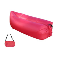 Lightweight Wind-Inflated Recliner Quick Inflation Wind-Inflated Lounger No Pump Needed Air Sofa Waterproof for eventand-enjoyers, Beach Lovers, Camping, Music events, outdoor meals, backrestyard