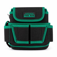 Tool Bag with Waist Strap Multifunction Crossbody Tool Bag Compact Small for Electricians, Home Repairs, Construction Sites
