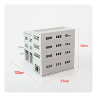 Multi Scale Garage Building Model Realistic Texture Parking Garage Model Collectible Piece DIY Building Kit Easy to Assemble for Collectors, Scene Display Display