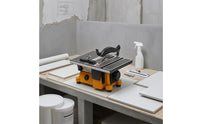 Micro Table Saw Multi-Material Cutting Mini Table Saw Compact Size Power Tool for Hobbyists, Workshop