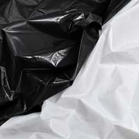 Black and White Greenhouse Film, Light Blocking, Waterproof, for Shrimp Farm and Indoor Cultivation