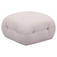 CumulusShaped Pouf inviting Seating Upholstered Floor Seat Comfortable for Homeowners