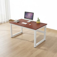 Simple Design Dual Office Desk Two Person Use Computer Desk Long-Lasting Study Table Easy to Clean for Small Apartment