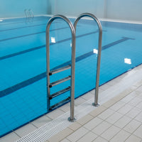 5-Step Pool Ladder Stainless Steel Pool Ladder with 5 Steps No-Tool Installation