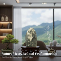 Mountain Peak St Single Ornament Uncut Base House Decoration for Desktop