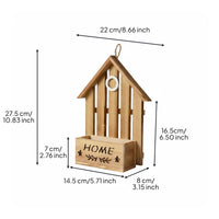 Wooden Wall Planter Multiuse Wood Wall Planter Space-Saving Home Decoration for Kids, Outdoor