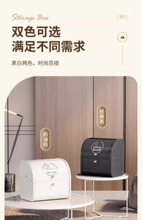 抽屉式玄关收纳盒家用钥匙牙线面包箱门口桌面收纳箱客厅零食入户